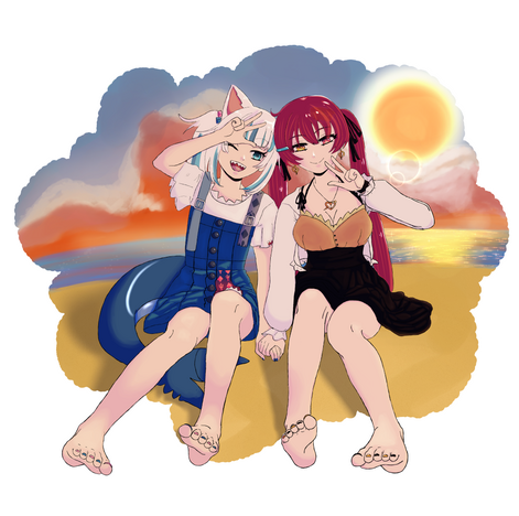 Gura and Marine